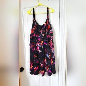 Multi-colored, print dress from Torrid